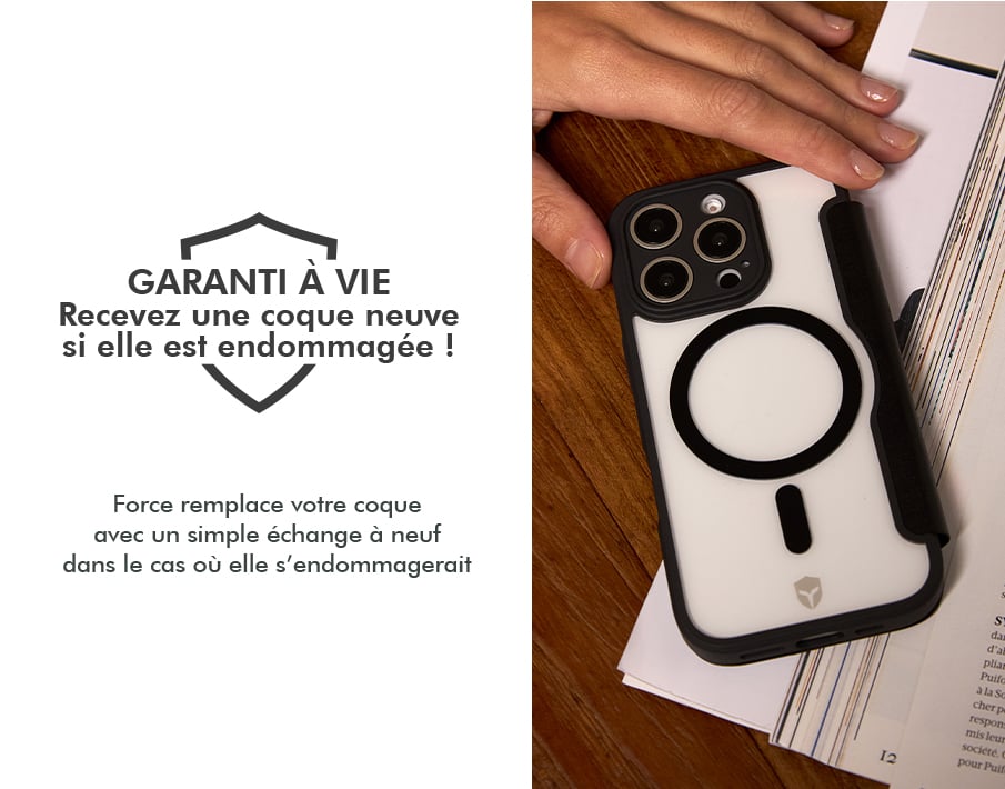 Etui Forcecase Folio Magsafe pour iPhone 17 Air GRS - vue 6
