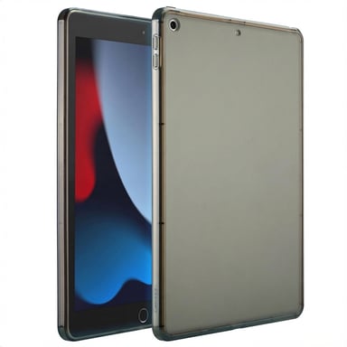 Accezz Coque Frosted pour Apple iPad 9 (2021) 10.2 pouces / iPad 8 (2020) 10.2 pouces / iPad 7 (2019) 10.2 pouces - Noir
