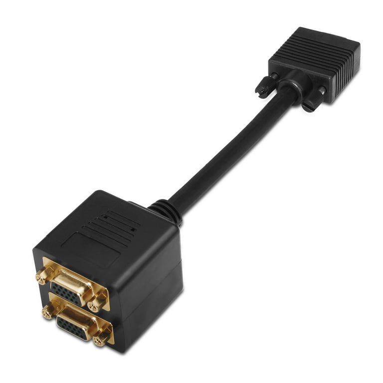 AISENS A113 0080 changeur de genre de câble D sub HDB15 2x D sub HDB15 Neuf