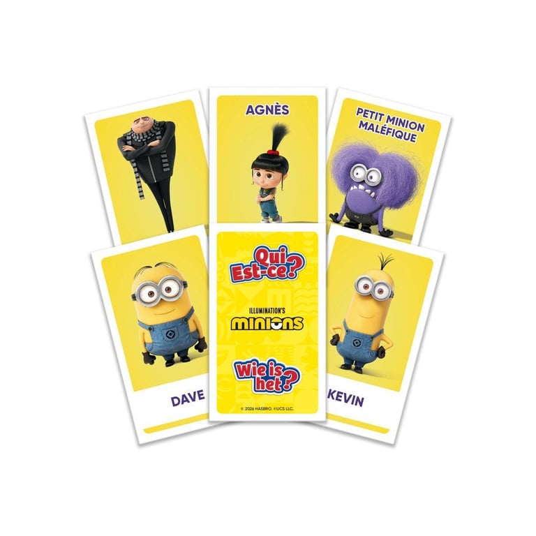 Qui est ce ? Les Minions Jeu de déduction WINNING MOVES 24 personnages Minions - vue 5