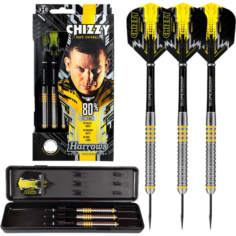Fléchettes Chizzy 80% Tungstène 23g Précision et Performance Neuf