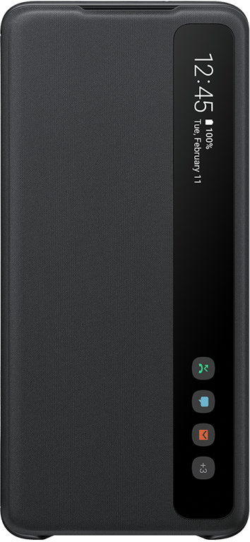 Etui Samsung Galaxy S20+ Clear View Cover - Noir