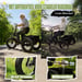 Tricycle cargo électrique ESKUTE T302 Pro, batterie 48 V 20,8 Ah, avec dossier de siège arrière et paniers avant/arrière - blanc