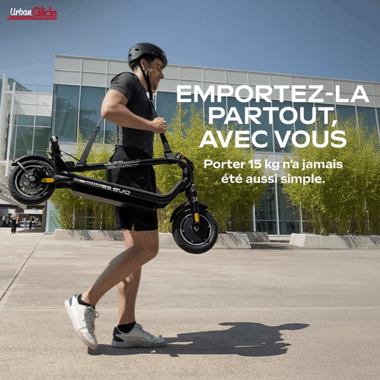 Trottinette Électrique Urbanglide Ride 85 EVO – Autonomie 20 km, 350W - vue 2