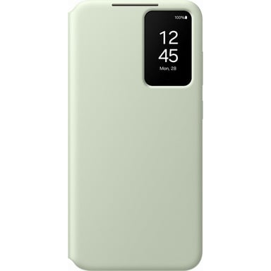 Funda Folio Smart Clear View con tarjetero para Samsung Galaxy S24+ Verde claro
