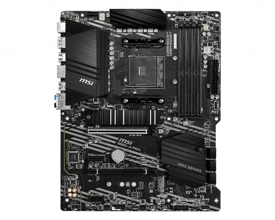 MSI B550-A PRO carte mère AMD B550 Emplacement AM4 ATX - Neuf