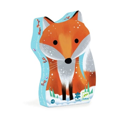 Puzzle Silueta 24 Piezas Jigsaw Ginger: Fun Little Fox