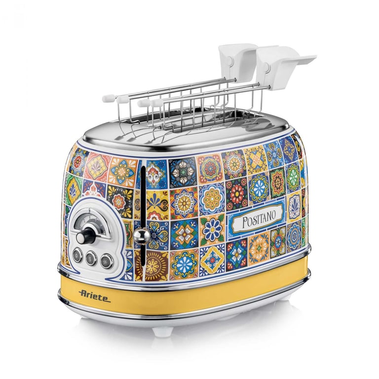 Grille-Pain ARIETE 155/0P – 2 Tranches, 810W, 6 Niveaux de Brunissage