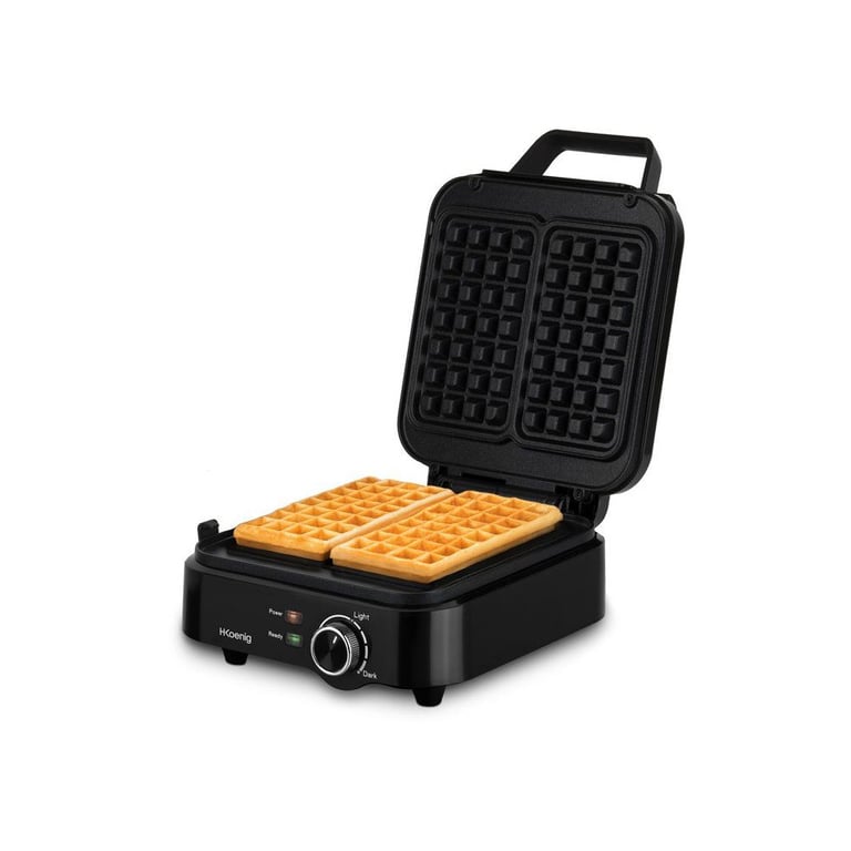 Gaufrier H.KOENIG GFX420 – Compact 1200W, Température Réglable, 2 Gaufres - vue 4