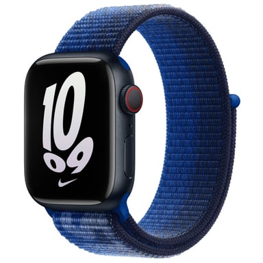 Sport Loop bracelet pour l'Apple Watch Series 1-9 / SE - 38/40/41 mm / Series 10 - 42 mm - Game Royal / Midnight Navy