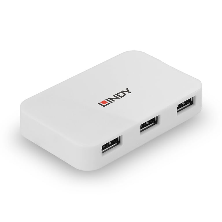 Lindy 43143 hub & concentrateur USB 3.2 Gen 1 3.1 Gen 1 Type A 5000 Mbit/ Neuf