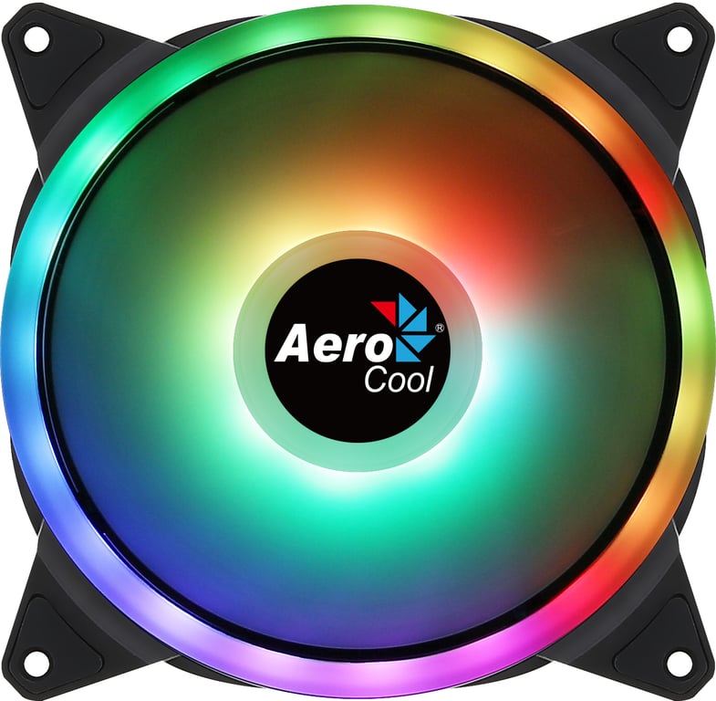 Ventilateur pour boitier PC AEROCOOL Duo 14 ARGB 140mm 1000 TPM 23 2 dBA - vue 3
