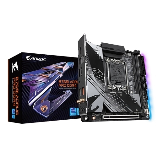 GIGABYTE B760I AORUS PRO DDR4 carte mère Intel B760 Express LGA 1700 mini ITX - Neuf