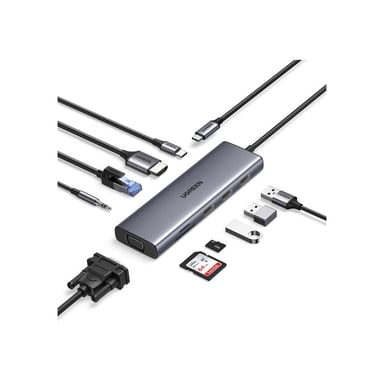 Ugreen Revodok USB-C 6-IN-1 Hub met 4K HDMI USB Tipo C 10000 Mbit/s