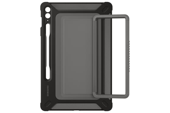 Custodia rinforzata Samsung EF-RX610 per Galaxy Tab S9 FE+ in nero o titanio