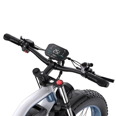 Bicicleta eléctrica DUOTTS N26 de 26 pulgadas, 1500 W, motor doble, batería Samsung de 48 V y 20 Ah