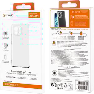 Muvit For Change Coque Souple Clear Designed For Xiaomi Mi 11