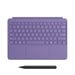Clavier Microsoft Azerty Signature Violet + Stylet Slim Pen 2 pour Surface Pro 12