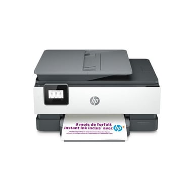 Impresora de inyección de tinta todo en uno HP Officejet pro 8014e - Ideal para profesionales - 9 meses de tinta Instant Ink incluidos con HP+ - HP