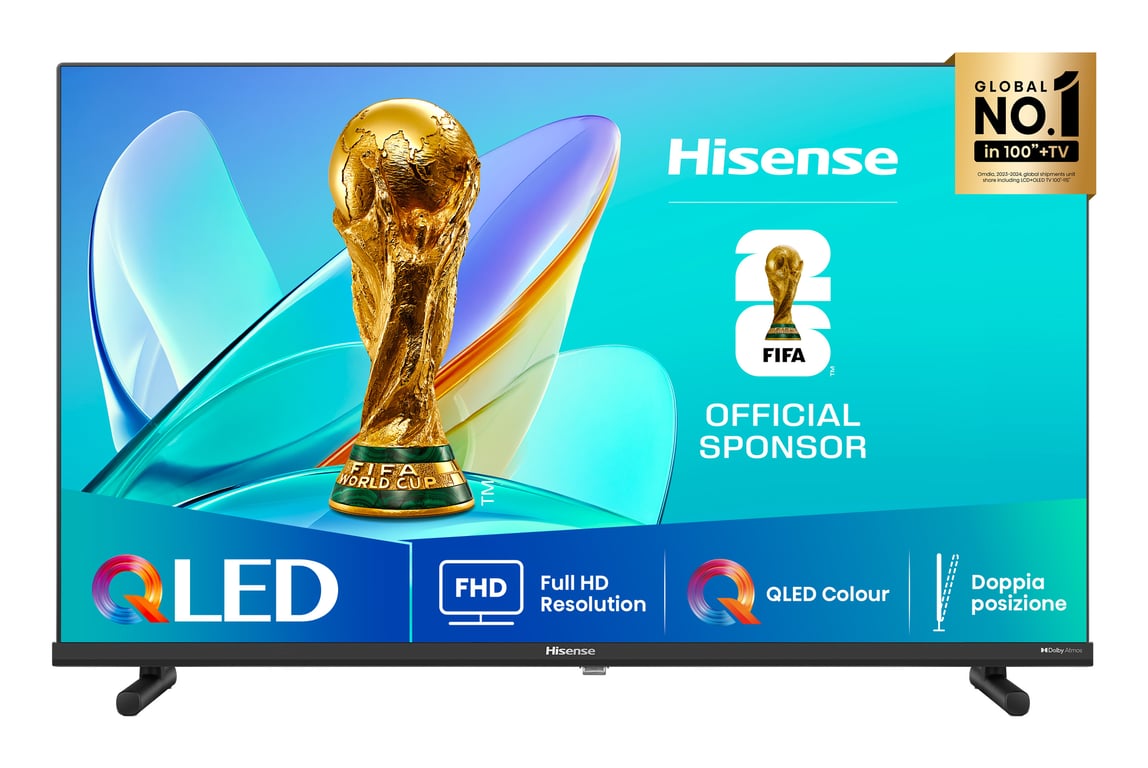 Hisense QLED 40A5Q 40? Full HD HDR10 Smart TV Dolby Atmos VIDAA - vue 1