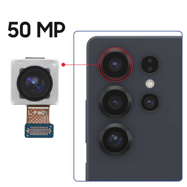Samsung Caméra Arrière Ultra Grand Angle pour Galaxy S25 Ultra 50MP Service Pack - vue 4