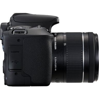 Canon EOS 200D + EF-S 18-55mm f/4-5.6 IS STM Kit d'appareil-photo SLR 24,2 MP CMOS 6000 x 4000 pixels Noir
