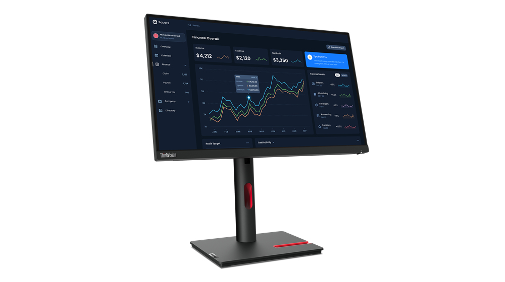 Lenovo 21.5 LED ThinkVision T22i - vue 7