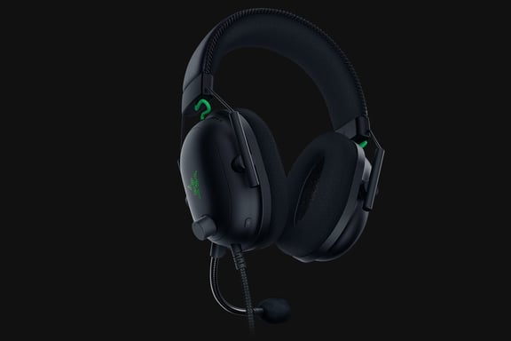 Razer Blackshark V2 Cuffie con archetto cablato Nero, Verde