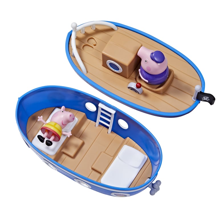 Figurines Peppa Pig Le bateau de Papi Pig - Neuf