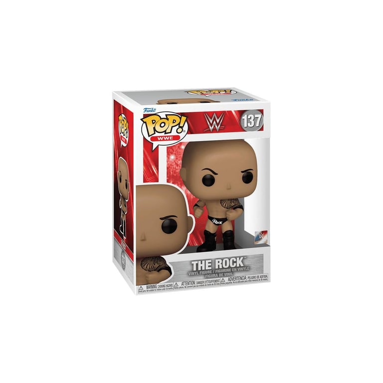 WWE Figurine POP! The Rock final 9 cm - vue 4