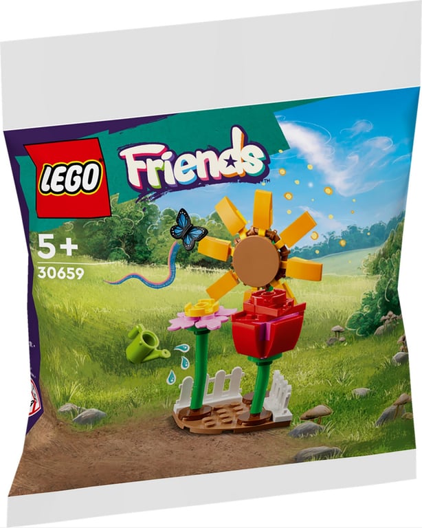 LEGO Le Jardin Floral Jeu de Construction 64 Pièces avec Fleurs Papillon et Arrosoir Dès Neuf
