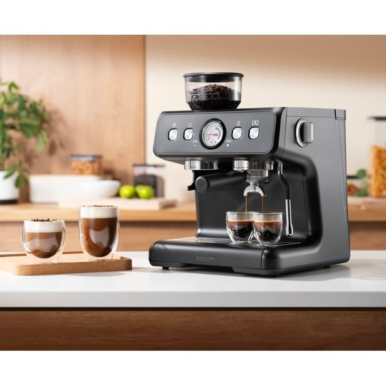 Machine à Expresso Bodum BISTRO – Compacte, Design Moderne, Noir - vue 4