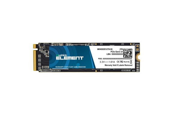 Mushkin Element 2 TB M.2 PCI Express 3.0 NVMe 3D NAND