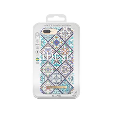 IDEAL OF SWEDEN Funda para iPhone 6 Plus/7 Plus/8 Plus Fashion Modelo Mosaico Multicolor