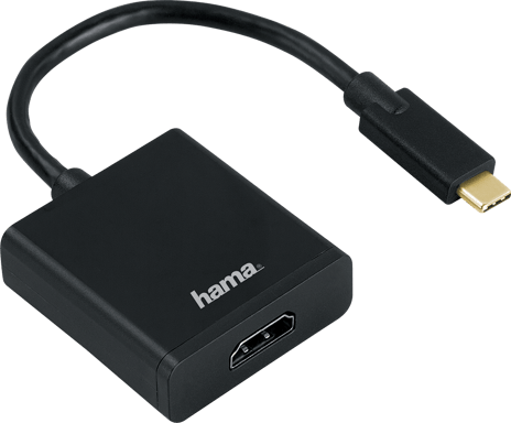 USB C to HDMI™ Ultra HD Adapter Black Hama