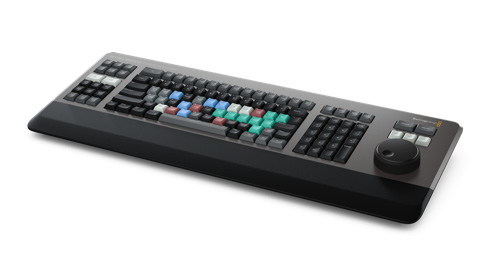 Blackmagic Design BMD-DV/RES/BBPNLMLEKB teclado QWERTY Negro, Gris