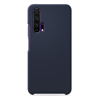 Coque silicone unie Soft Touch Bleu nuit compatible Huawei Honor 20 Pro