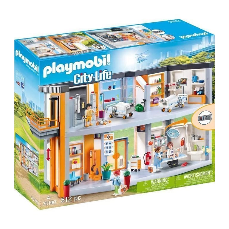 PLAYMOBIL 70190 City Life Hopital amenage Nouveaute 2020 Neuf - vue 2