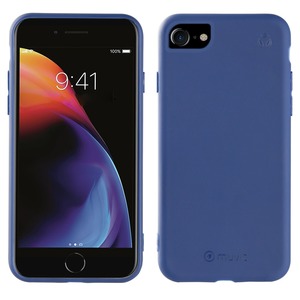 Muvit Funda para iPhone SE/8/7/6S RECYCLETEK Eclipse SOFT Azul