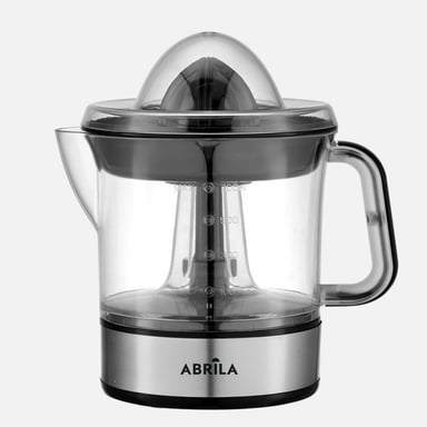 Abrila Pyrus Exprimidor de Cítricos, 40 W, 0.7 L, Negro/Acero