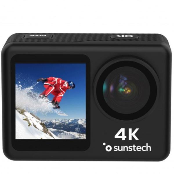 Caméra de sport étanche Sunstech Adventure 4K 16MP WiFi avec écran LCD à champ de vision 170° - vue 3