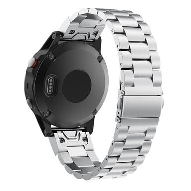 Bracelet de montre à dégagement rapide argenté pour Garmin Fenix 7s (20 mm)