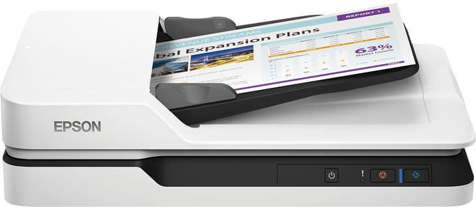 SCANNER EPSON DOCUMENTALE DS-1630 A4 25ppm/10ipm 600X600dpi ADF 50FF USB 3.0