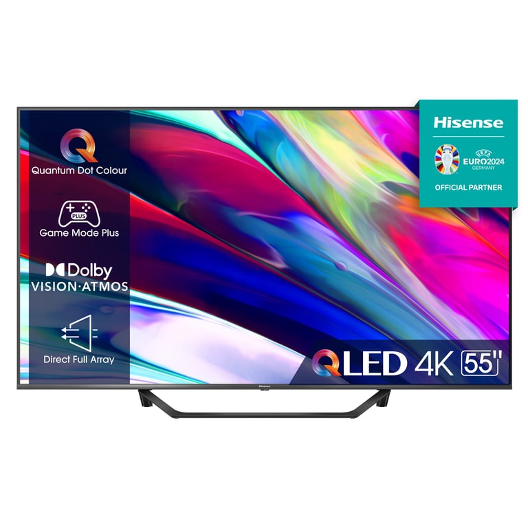 Hisense 55A7KQ TV 139,7 cm (55 ) 4K Ultra HD Smart TV Wifi Noir 330 cd/m² - Neuf