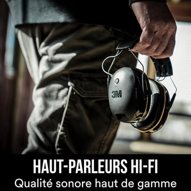 Casque 3M™ WORKTUNES connection Bluetooth Noir SNR 31 dB