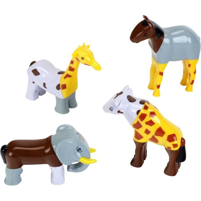 Animaux magnétiques KLEIN 0071 4 grands animaux Funny Puzzle sachet 16 pièces Dès - vue 3