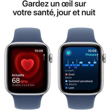 Apple Watch SE OLED 44 mm Digitale 368 x 448 pixel Touchscreen 4G Argento Wifi GPS (satellite), M/L