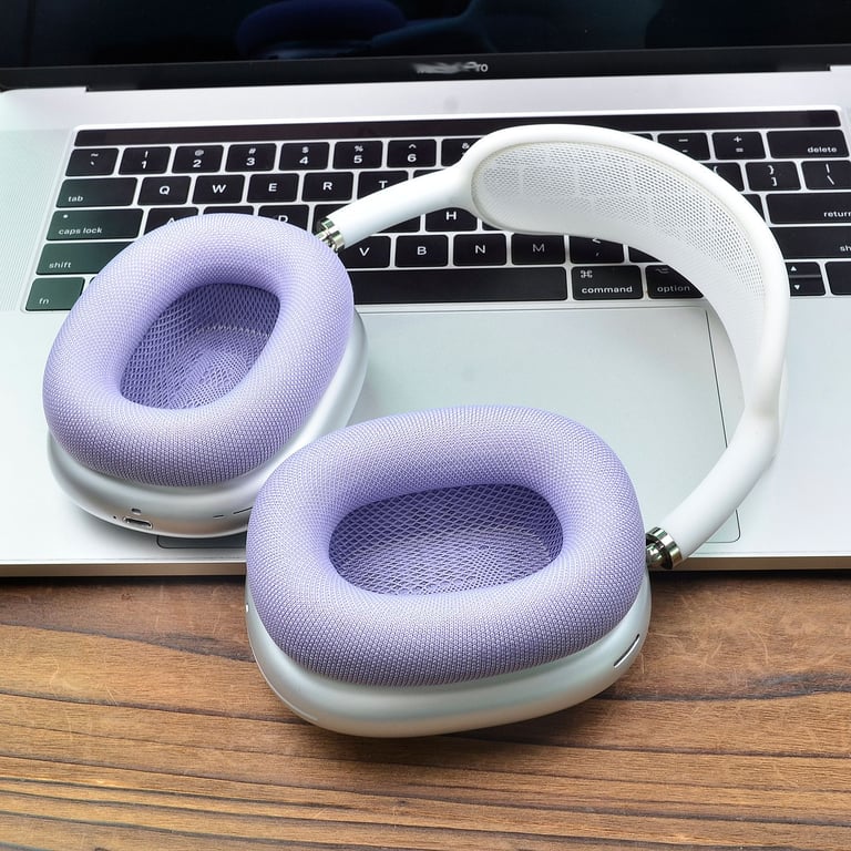 INF Coussinets d'oreille pour Apple AirPods Max, lot de 2 Violet - vue 3