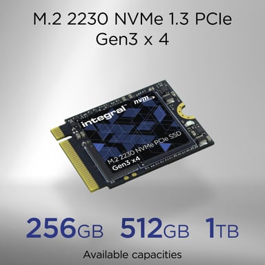 Integral INSSD1TM2230G3 unidad de estado sólido 1 TB M.2 PCI Express 3.0 NVMe TLC