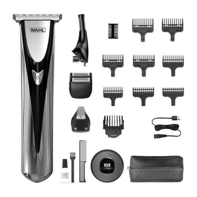 Tondeuse multifonction - WAHL - Elite Groom - 240 V - 150 min - Argent / Noir